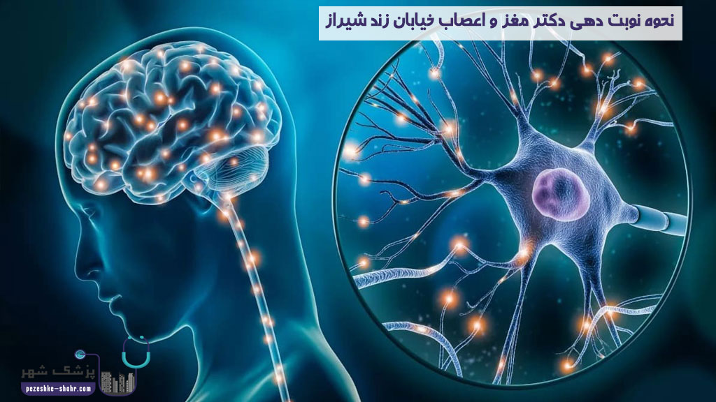 نحوه نوبت دهی دکتر مغز و اعصاب خیابان زند شیراز