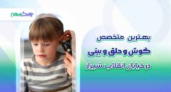 بهترین متخصص گوش و حلق و بینی در خیابان انقلاب شیراز